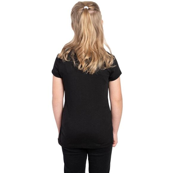 Girls Harry Potter T-Shirt Hogwarts Shimmery Halloween Costume Tee School Crest - Picture 3 of 3